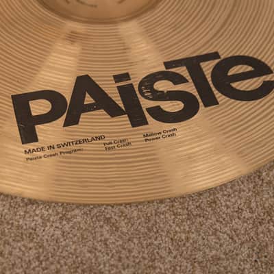 Paiste 18" Signature Power Crash Cymbal 1691g image 6