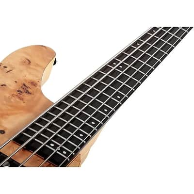 Schecter Reaper-5 Electric Bass 5-String - Natural Satin image 9