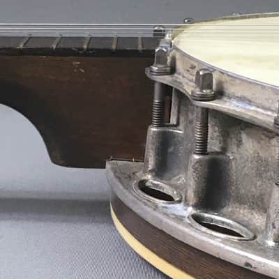 Vintage Gretsch Brooklyn NYC 4-String Broadkaster Irish Tenor Banjo Pre-War 1930s-40s Original Folk Americana image 15
