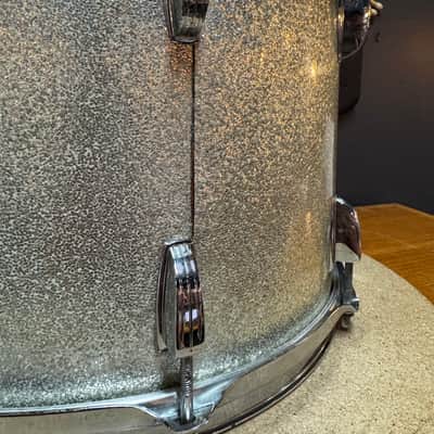 Ludwig 14x10" Snare Drum 1966 - Silver Sparkle Bild 6
