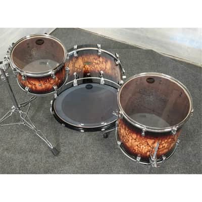Used Tama Starclassic Walnut/Birch 3pc Drum Set Molten Brown Burst - Very Good image 5