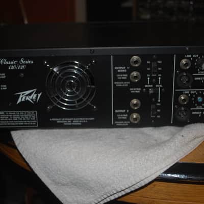 Peavey Classic 120/120 Tube Power Amp Black image 4
