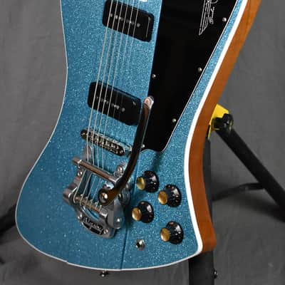 2023 Kauer Banshee Baritone Sky Blue Flake w/ Bigsby image 8