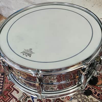 STUDIO SALE! Pearl SensiTone Mirror Chrome SS1455S/C 14x5.5" 8 Lug COS Snare 2000s Taiwan image 10