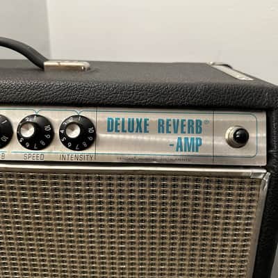 Vintage 1968 Fender Deluxe Reverb "Drip Edge" Guitar Amp (Local Pickup NYC) image 15