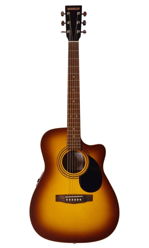 Berkeley ELEMENTARY-EQ-SSB Concert Cutaway Acoustic-Electric Guitar image 1