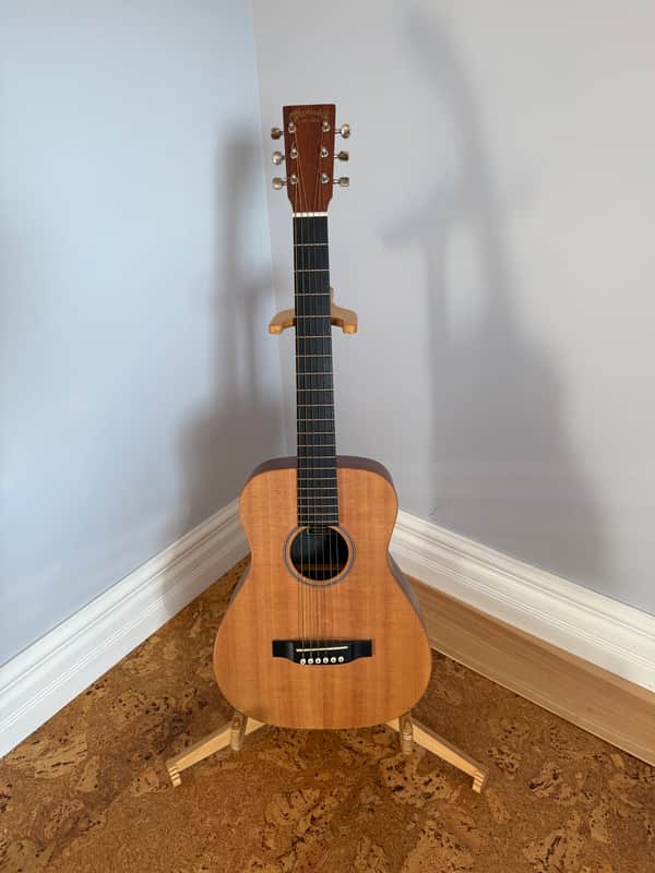 2005 Martin LX1 guitar and gig bag image 1