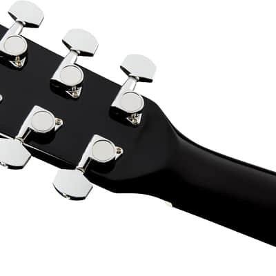 Fender CC-60SCE Concert Acoustic Electric Guitar. Walnut FB, Black image 7
