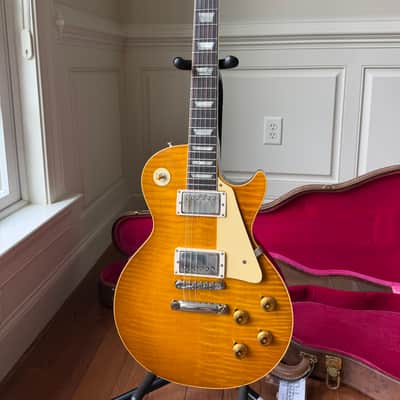 2026 Gibson Custom Shop Les Paul Standard ‘59 Reissue R9 VOS - Dirty Lemon Burst image 4