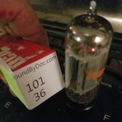 RCA 12BH7A tNOS AT1000 TESTED Vacuum Tube grey plate 12BH7 dual triode 1962-1968 image 4