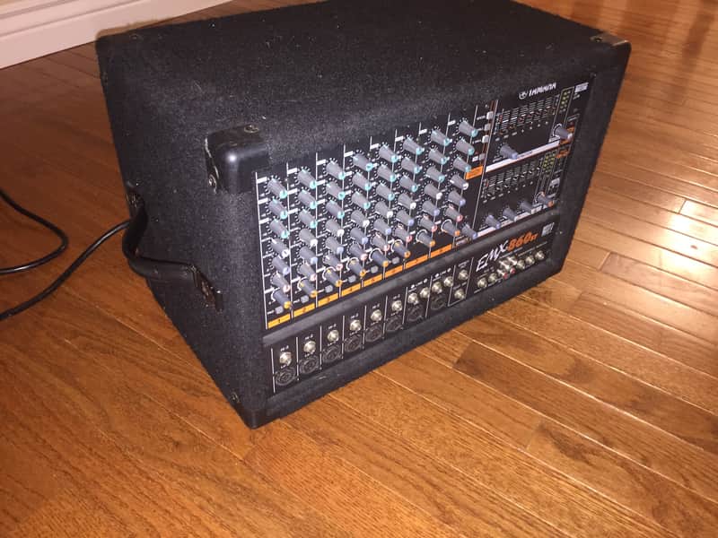 Yamaha EMX860st Powered Mixer 8 Channel 600W, Effects, EQ, | Reverb
