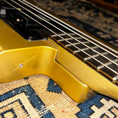 1987 Gibson 20/20 Ned Steinberger Bass - Gold Inca Silver image 8