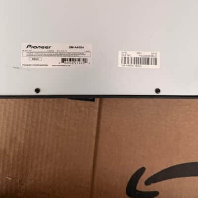 Pioneer GM-A4604 4-Channel Bridgeable Car Amplifier 480W Max Used image 6