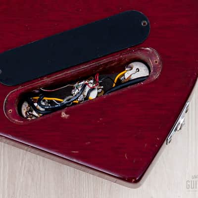 1998 Gibson Explorer '76 Vintage Reissue Clapton Cut Mod Wine Red w/ Case image 15