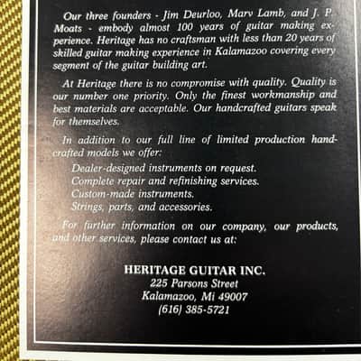 Heritage Standard H-150 2010s - Original Sunburst image 10