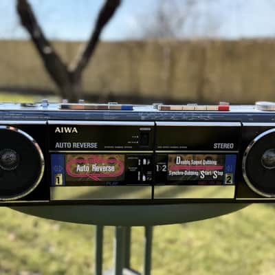 Aiwa CS-W660 Rare Vintage Cassette Deck Boombox Retro Japan Serviced Warranty image 15