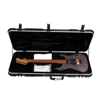 Jackson USA Signature Phil Collen PC1 Electric Guitar Regular Satin Transparent Black image 6