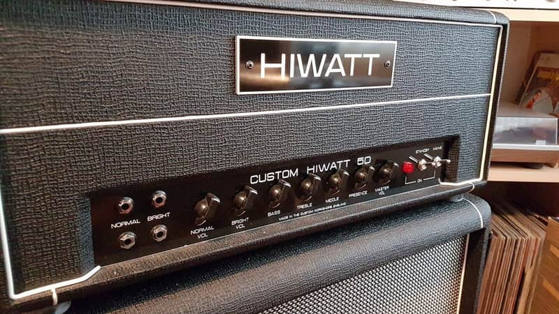 Hiwatt DR504 Custom 50 + 212 cabinet w/flight cases image 1