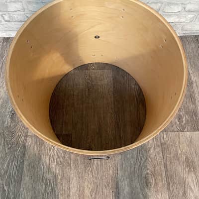 Yamaha Stage Custom Birch Tom Drum Shell 16”x16” Bare Wood Project #DY25 image 3