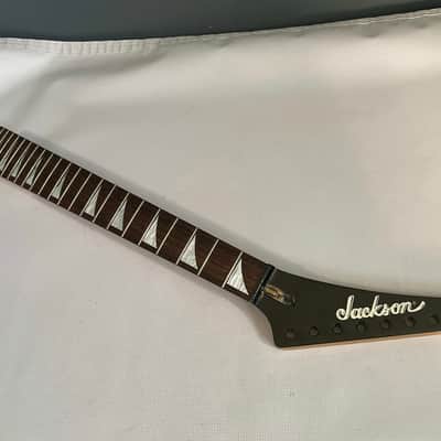 2000's Jackson Japan DR7T Reverse 7 String Guitar Neck Hardtail Standard Nut 22 Fret Sharkfin (Repaired Crack)