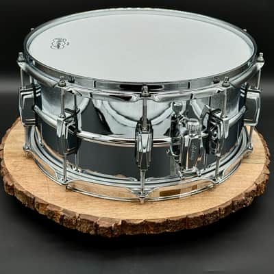 Ludwig LM402 Supraphonic 6.5x14" 10-Lug Aluminum Snare Drum - Chrome-Plated image 4