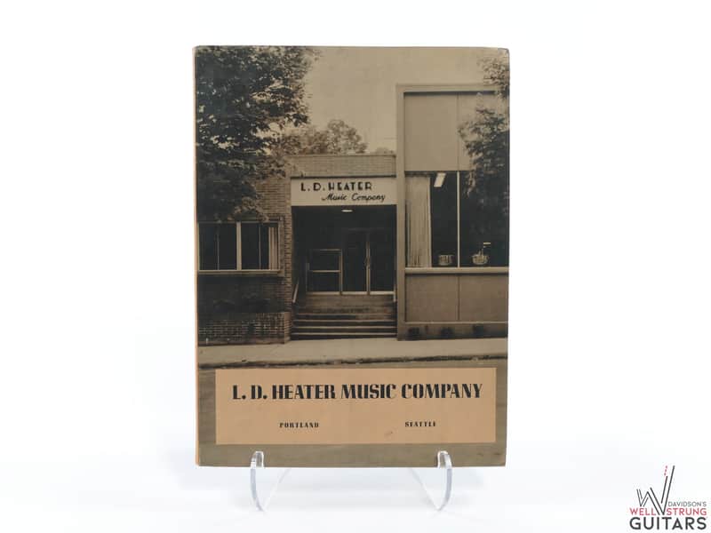1956 L.D. Heater Catalog Music Company Catalog Gibson, Harmony, Kay, National, Etc. Case Candy image 1