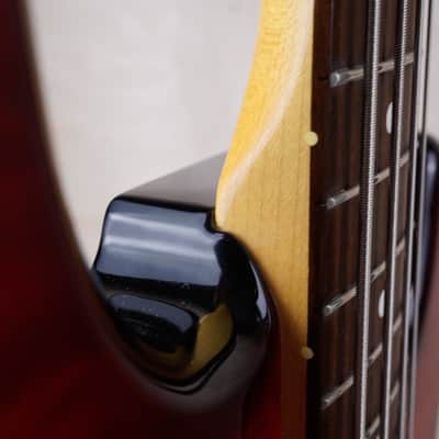 Fender JB-62G '62 Reissue Jazz Bass CIJ 2002 Red Flame Top Crafted in Japan w/ Bag image 12