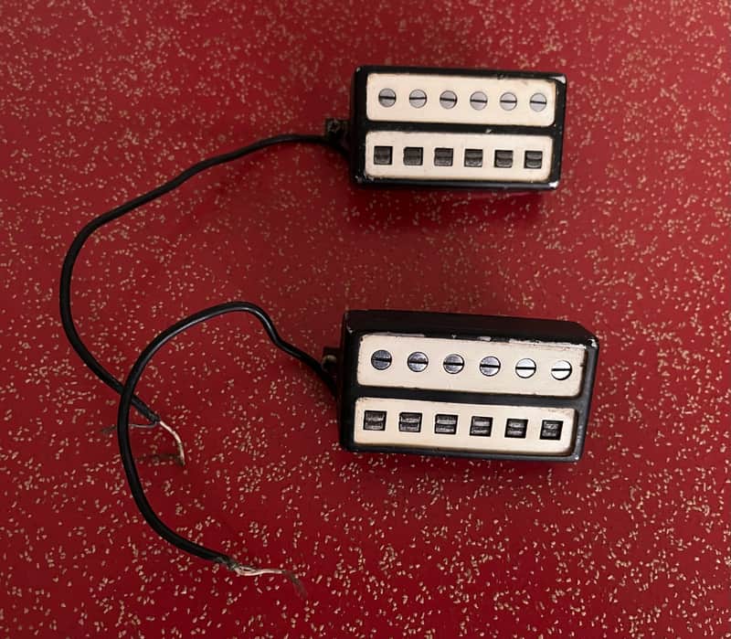 Maxon early 70's Humbuking Staple Pickups Pair image 1