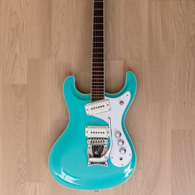 Mosrite Ventures Model Yuzo Kayama Signature Seafoam Green, Mint w/ Case & Strap, Japan Kurokumo image 2