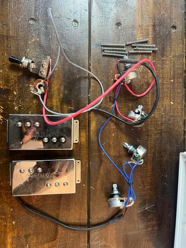 Squier Classic Vibe Starcaster Loaded Harness - Wide Range Humbuckers image 1