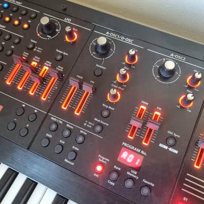 Roland JD-Xa 49-Key Analog/Digital Crossover Synthesizer Matte Overlay image 3