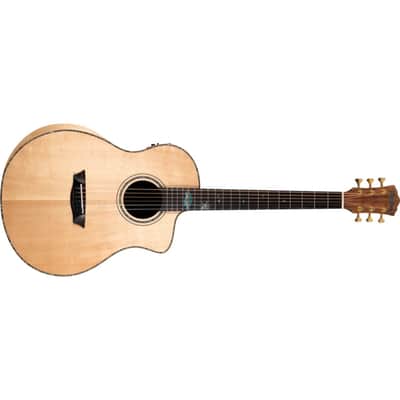 Washburn Bella Tono Allure SC56SCE Studio Cutaway Acoustic Electric Guitar, Natural image 1