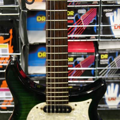 Patrick Eggle New York Plus electric guitar in citrus green - Made in England image 10