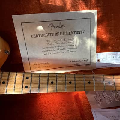 Fender 1952 Telecaster AVRI Butterscotch Blonde image 5