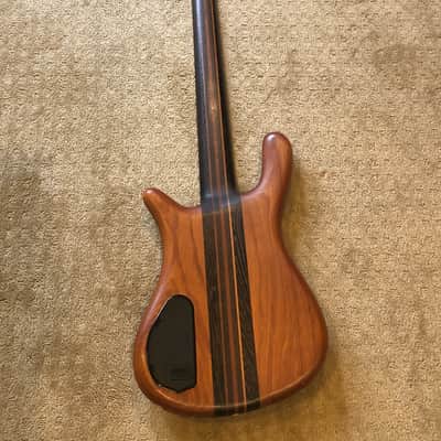 Dirk Lance (Incubus) Owned Warwick Streamer Stage II 5-String Fretless Custom 1999 Natural image 11