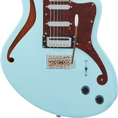 D'Angelico Premier Bedford SH Electric Guitar - Sky Blue image 1