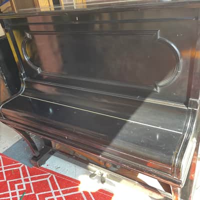 HUGE! RARE  ANTIQUE Bluthner German Upright Grand Piano 1882 Walnut Blüthner image 13
