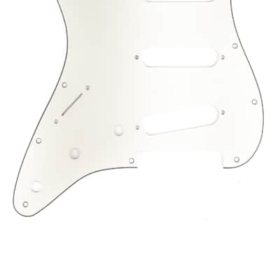 Genuine Fender LEFTY 3-ply Standard Stratocaster/Strat Pickguard - MINT GREEN image 2
