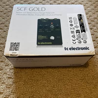 TC Electronic SCF Gold Stereo Chorus + Pitch Modulator & Flanger Reissue 2022 - Present - Black image 1