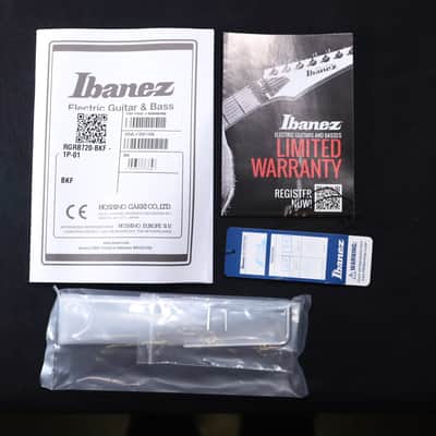 Ibanez RG Iron Label 7str Electric Guitar Black - RGRB720BKF 039 image 8