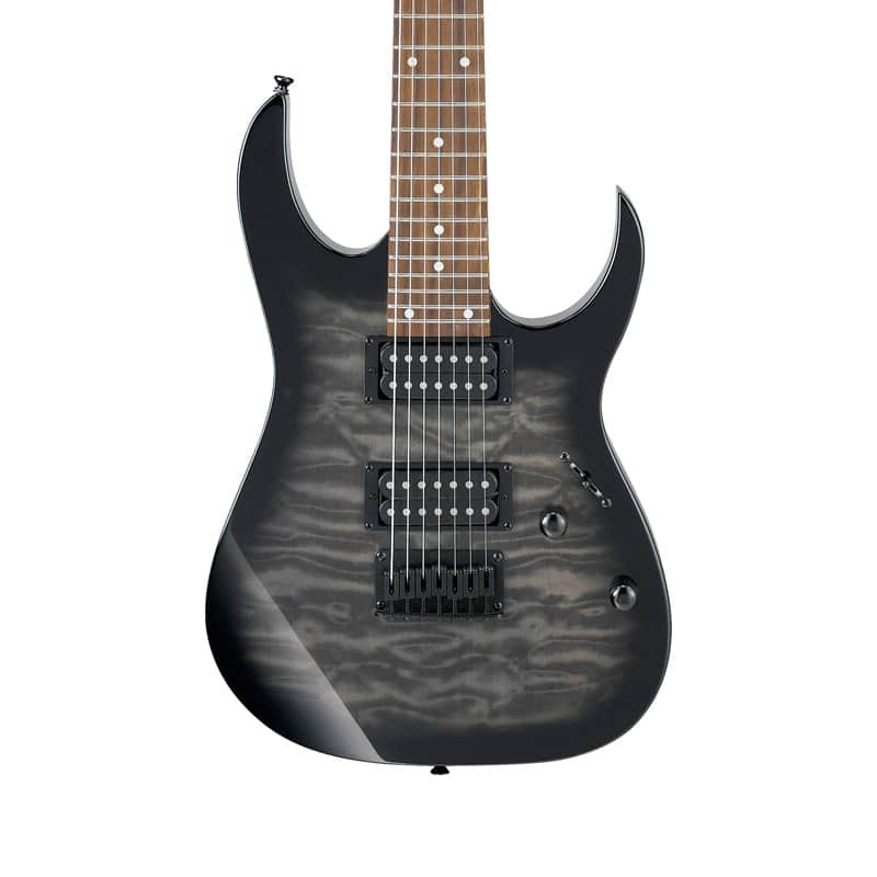 2019 Ibanez GRG7221QA-TKS TKS Transparent Black Sunburst