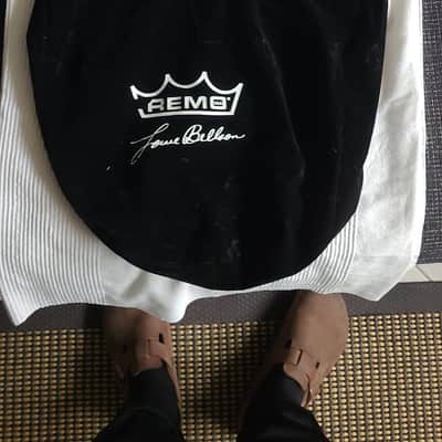 Remo Louie Bellson Signature Snare 1999 White Marine Pearl image 9
