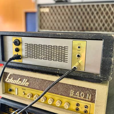 Klemt Echolette BS-40 tube guitar bass amplifier c 1965 - GOLD original vintage valve amp image 6