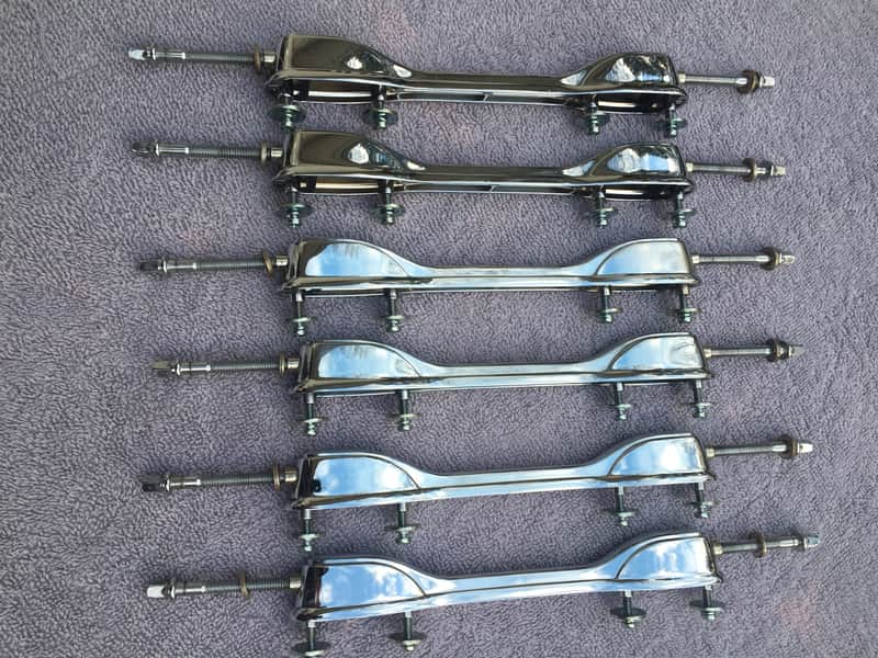 Tama Rockstar Tom Lugs 1990's - Chrome image 1