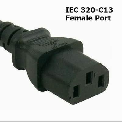 LASE 6 ft AC Power Y Splitter Cable - NEMA 5-15P to IEC320-C13 & NEMA 5-15R image 4