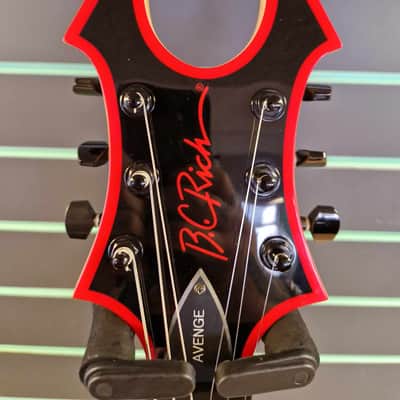 B.C.Rich ‘Avenge Son Of The Beast’ Onyx with Red Bevels 2013 Electric Guitar image 7