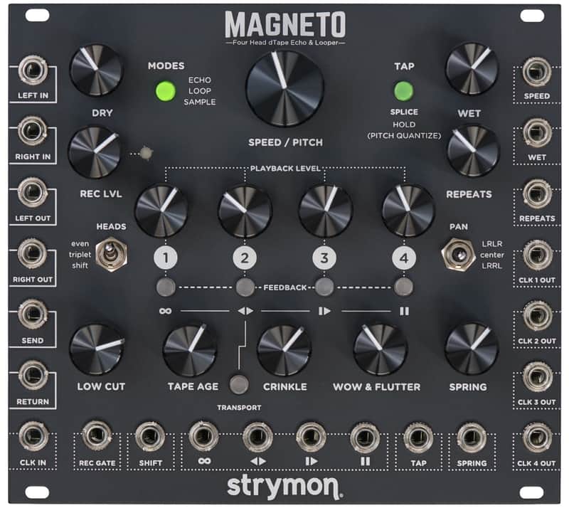 Strymon Magneto Four-Head dTape Echo & Looper Eurorack Unit image 1