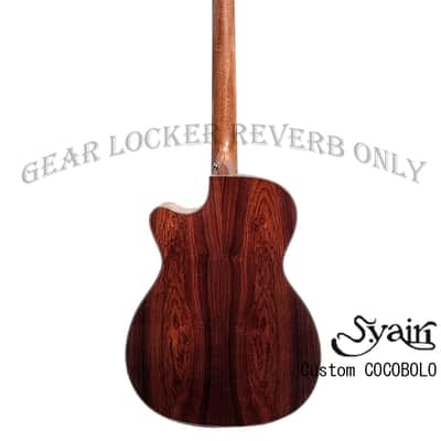 S.yairi Custom made solid sitka spruce & Cocobolo grand auditorium acoustic guitar Syairi image 3
