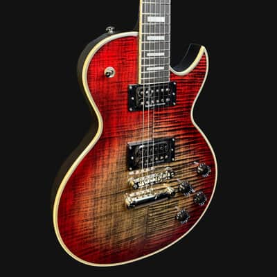 Cort CR300 Electric Guitar in Lava Burst image 3