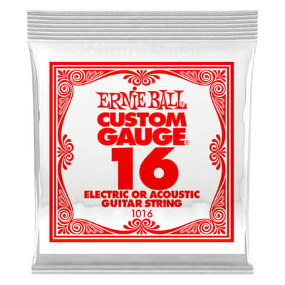 .016 Custom Gauge Plain Steel Single String Electric Or Acoustic Guitar Strings Specially Tempered image 1